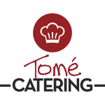 Tome Catering color logo on clear background