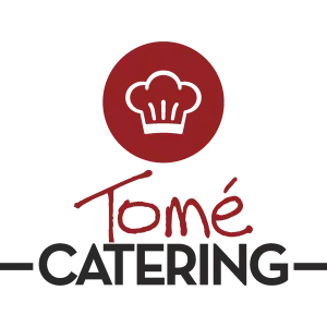 Tome Catering color logo on clear background